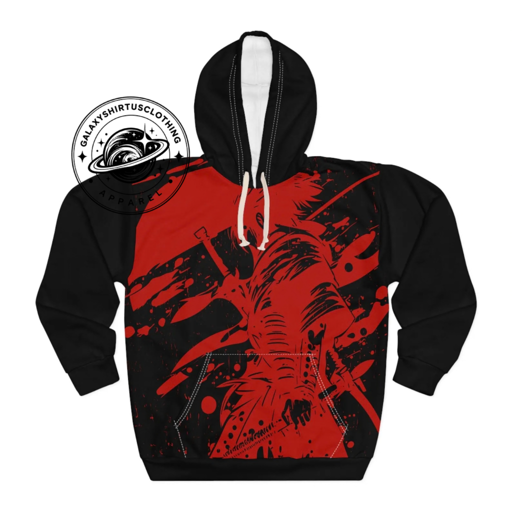 Samurai Warrior Grunge Hoodie Samurai Warrior Grunge Hoodie