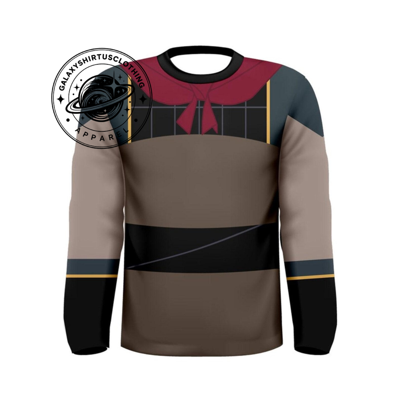 Men's Shang Mulan Inspired Long Sleeve Shirt