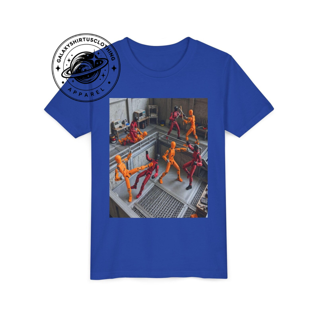 Dummy 13 Action Figure Battle Youth Tee Dummy 13 Action Figure Battle Youth Tee